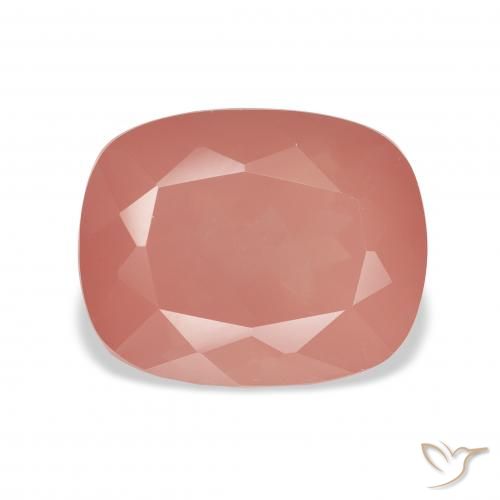 4.78ct 자연스러운 미디엄 레드 안데신 래브라도라이트, 방석, 투명한