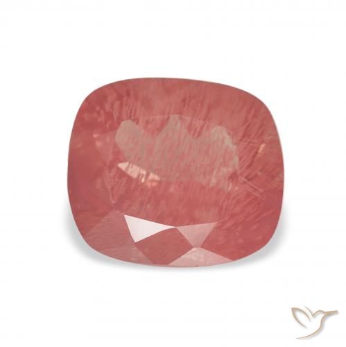 2.05ct 자연스러운 블러셔 레드 안데신 래브라도라이트, 방석, 투명한