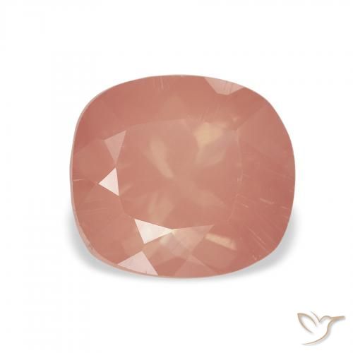 2.32ct 자연스러운 미디엄 핑크 안데신 래브라도라이트, 방석, 투명한