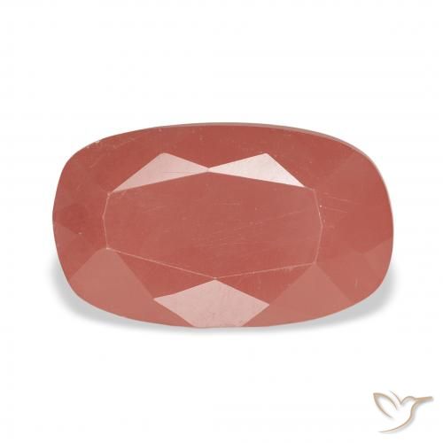 3.05ct 자연스러운 미디엄 레드 안데신 래브라도라이트, 방석, 투명한