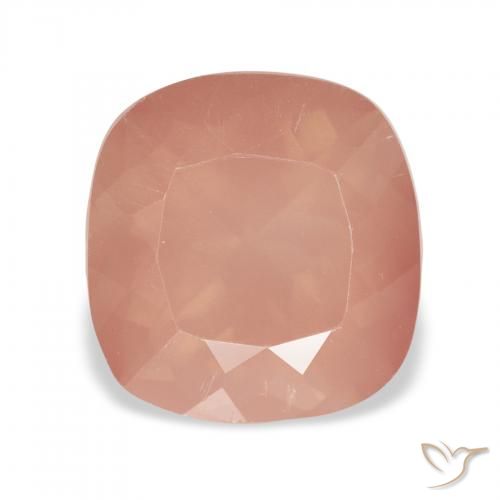 3.08ct 자연스러운 미디엄 핑크 안데신 래브라도라이트, 방석, 투명한