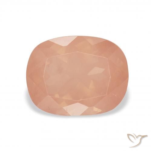 2.28ct 자연스러운 라이트 레드 오렌지 안데신 래브라도라이트, 방석, 투명한