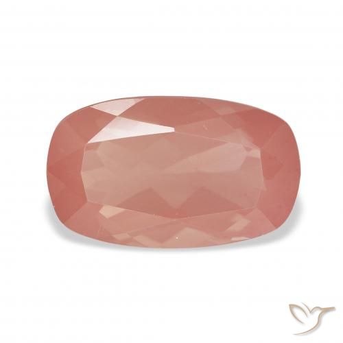 3.22ct 자연스러운 라즈베리 핑크 안데신 래브라도라이트, 방석, 투명한