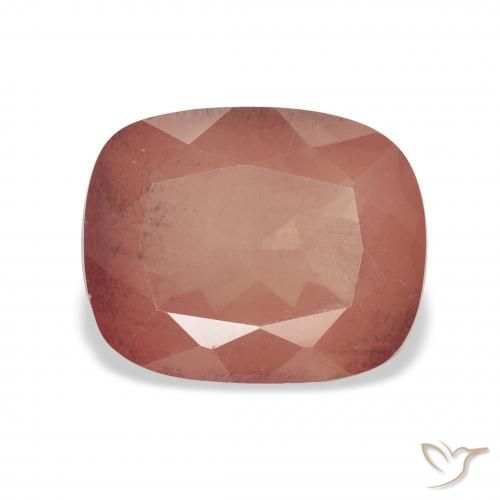 3.83ct 자연스러운 미디엄 핑크 안데신 래브라도라이트, 방석, 투명한