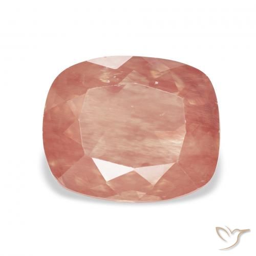 2.68ct 자연스러운 미디엄 레드 안데신 래브라도라이트, 방석, 투명한