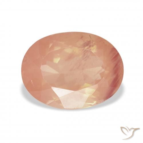 3.81ct 미디엄 핑크 안데신 래브라도라이트, 타원형, 투명한