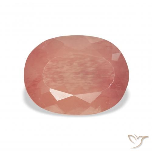 3.47ct 미디엄 핑크 안데신 래브라도라이트, 타원형, 투명한