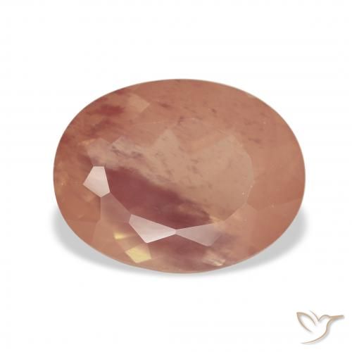 3.63ct 딥 피치 안데신 래브라도라이트, 타원형, 투명한