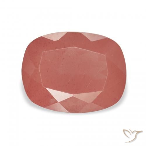 3.34ct 미디엄 레드 안데신 래브라도라이트, 방석, 투명한