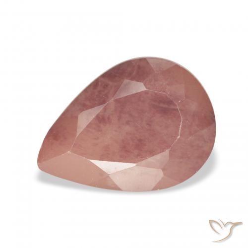 2.87ct 라이트 핑크 안데신 래브라도라이트, 배 모양, 투명한