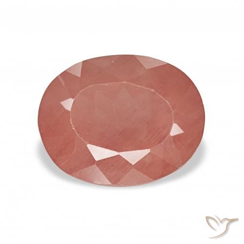 2.75ct 미디엄 레드 안데신 래브라도라이트, 타원형, 투명한