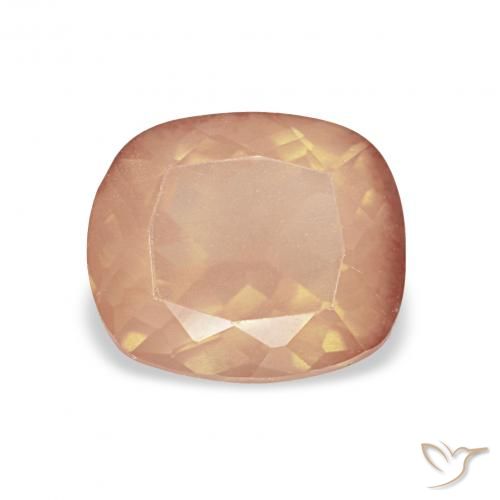 1.76ct 멜론 오렌지 안데신 래브라도라이트, 방석, 투명한