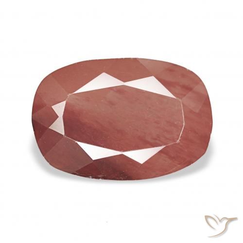 2.68ct 미디엄 레드 안데신 래브라도라이트, 방석, 투명한