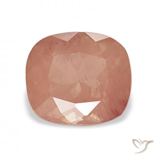2.54ct 붉은 오렌지 안데신 래브라도라이트, 방석, 투명한