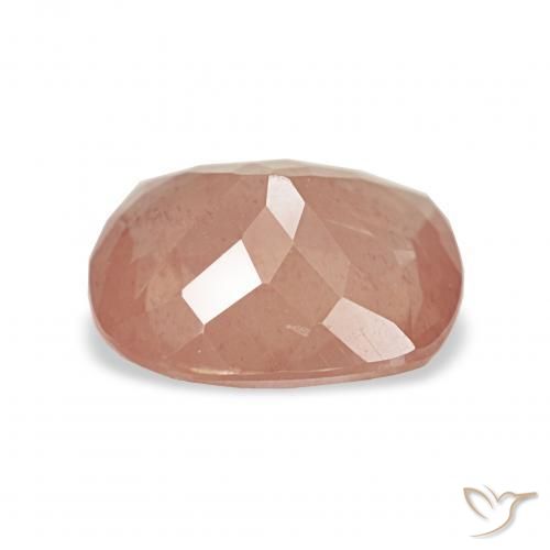 2.07캐럿 천연 라이트 레드 오렌지 안데신 래브라도라이트, 방석, VVS