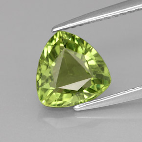 1.84캐럿 천연 그린 아파타이트, 트릴리언, 8.1×7.9 mm, VS