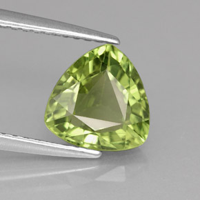 1.84캐럿 천연 그린 아파타이트, 트릴리언, 8.1×7.9 mm, VS