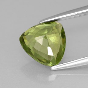 1.84캐럿 천연 그린 아파타이트, 트릴리언, 8.1×7.9 mm, VS
