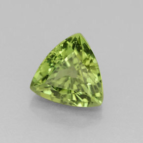 1.61캐럿 천연 그린 아파타이트, 트릴리언, 7.4×7.1 mm, VS