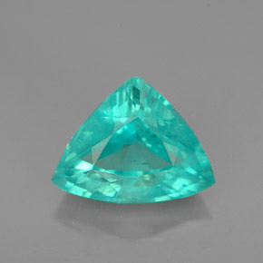 2.58캐럿 천연 라이트 그린 아파타이트, 트릴리언, 10.3×8.1 mm, VS