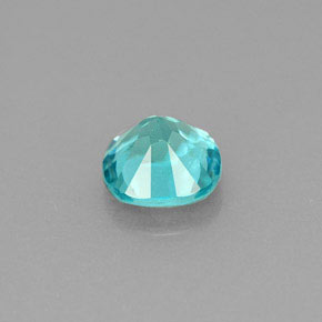 0.99캐럿 천연 라이트 그린 아파타이트, 쿠션 컷, 6.1×6.1 mm, VS