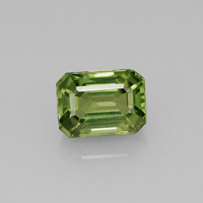 1.81캐럿 천연 그린 아파타이트, 에메랄드 컷, 7.9×5.8 mm, VS