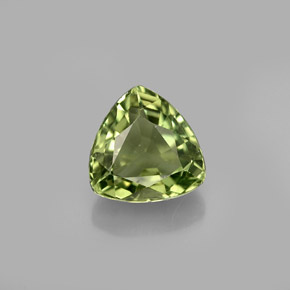 1.44캐럿 천연 그린 아파타이트, 트릴리언, 7.1×7 mm, VS