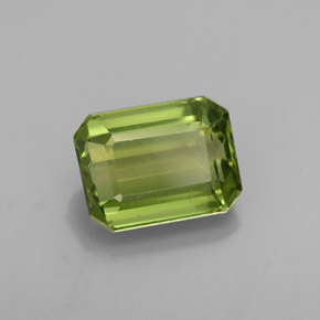 1.88캐럿 천연 그린 아파타이트, 에메랄드 컷, 8.1×6.1 mm, VS
