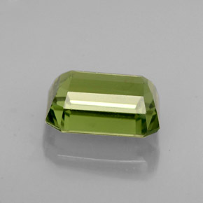 1.88캐럿 천연 그린 아파타이트, 에메랄드 컷, 8.1×6.1 mm, VS