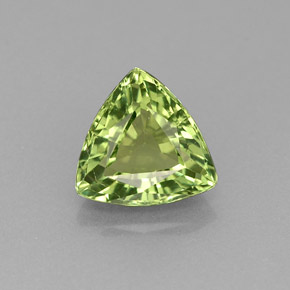 1.30캐럿 천연 그린 아파타이트, 트릴리언, 7.3×7.1 mm, VVS-VS