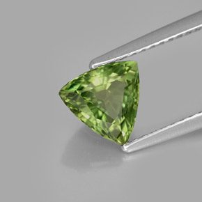 1.20캐럿 천연 그린 아파타이트, 트릴리언, 7.2×7 mm, VS