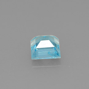 0.74캐럿 천연 라이트 블루 아파타이트, 스퀘어, 5×4.9 mm, VS-SI