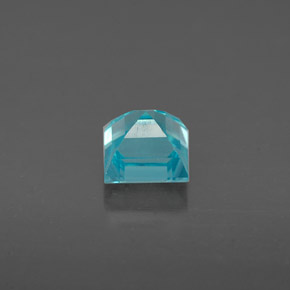 0.82캐럿 천연 라이트 블루 아파타이트, 스퀘어, 4.8×4.8 mm, VS