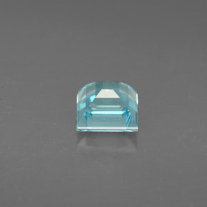 0.83캐럿 천연 라이트 블루 아파타이트, 스퀘어, 5.1×5.1 mm, VS