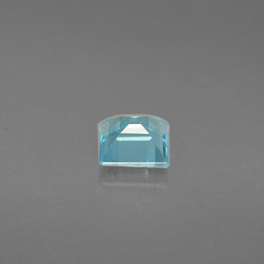 0.63캐럿 천연 라이트 블루 아파타이트, 스퀘어, 5×5 mm, VS