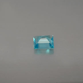 0.53캐럿 천연 라이트 블루 아파타이트, 스퀘어, 5×4.9 mm, VS