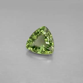 1.55캐럿 천연 그린 아파타이트, 트릴리언, 7.6×7.5 mm, VS
