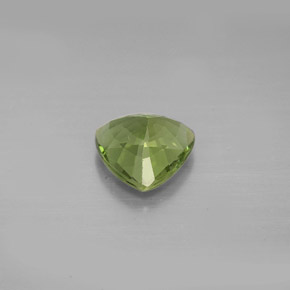 1.55캐럿 천연 그린 아파타이트, 트릴리언, 7.6×7.5 mm, VS