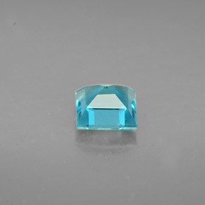 0.66캐럿 천연 라이트 블루 아파타이트, 스퀘어, 5×4.9 mm, VS