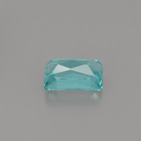 1.04캐럿 천연 라이트 블루 아파타이트, 바게트, 7×4.8 mm, VS