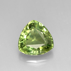 1.30캐럿 천연 그린 아파타이트, 트릴리언, 7.1×7.1 mm, VVS-VS