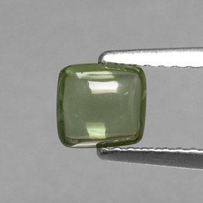 0.72캐럿 천연 그린 아파타이트, 바게트, 5.5×5.3 mm, 투명한