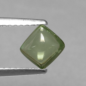 0.72캐럿 천연 그린 아파타이트, 바게트, 5.5×5.3 mm, 투명한