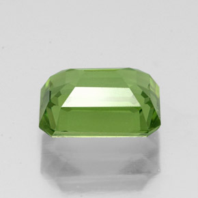 1.73캐럿 천연 그린 아파타이트, 에메랄드 컷, 8×6 mm, VS