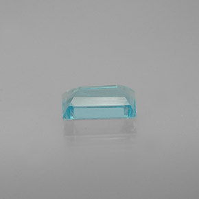 0.69캐럿 천연 라이트 블루 아파타이트, 바게트, 6.6×4 mm, VVS-VS
