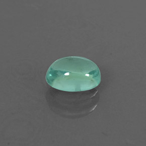 0.47캐럿 천연 라이트 그린 아파타이트, 타원형 컷, 5.4×3.9 mm, 투명한