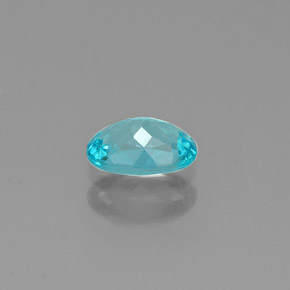 0.44캐럿 천연 라이트 블루 아파타이트, 타원형 컷, 5.9×4 mm, VS