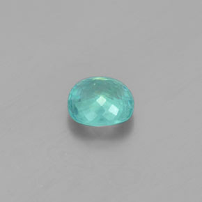 1.55캐럿 천연 그린 아파타이트, 쿠션 컷, 7×6.8 mm, VS-SI