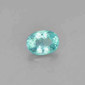 1.31캐럿 천연 그린 아파타이트, 타원형 컷, 7.9×5.8 mm, VS