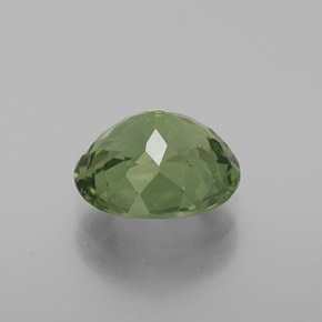 1.80캐럿 천연 미디엄 그린 아파타이트, 타원형 컷, 8.2×7.2 mm, VS